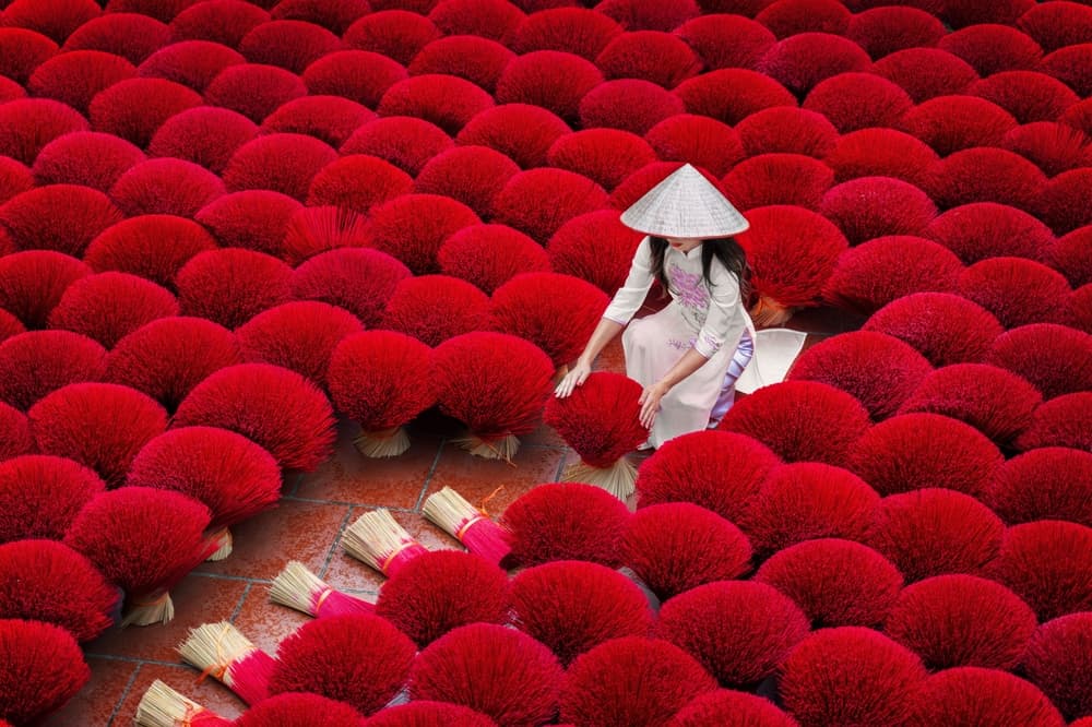 Half Day Tour to Quang Phu Cau Incense Village – Private